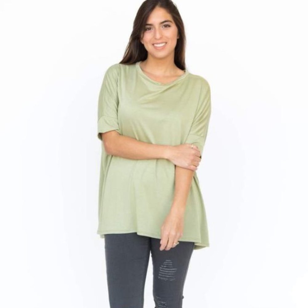 S/L Agnes & Dora Boxy‎ Tee C04